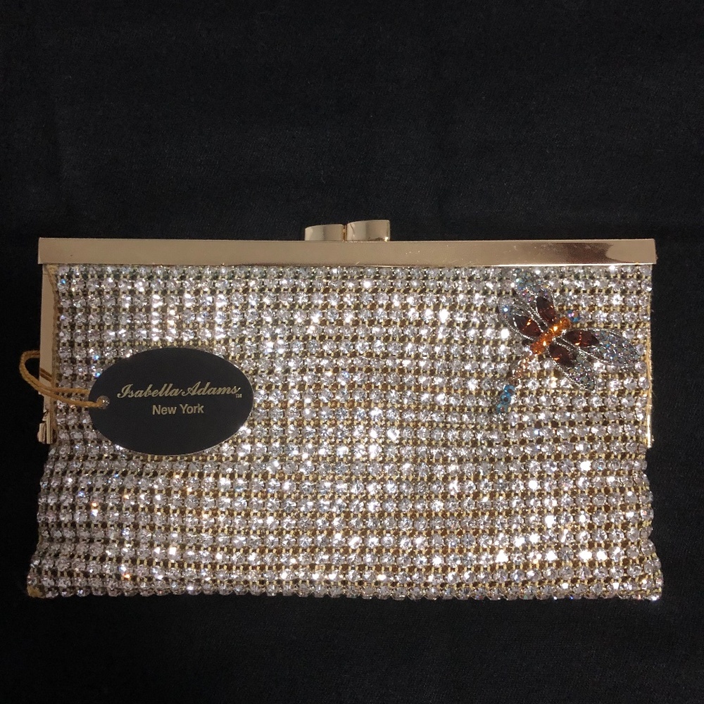 Isabella Adams Swarovski components evening purse